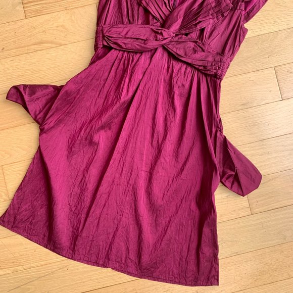 CALYPSO ST BARTH Silk Dress with Pockets! Sz 8 Perfect for weddings or events!! - Picture 8 of 12